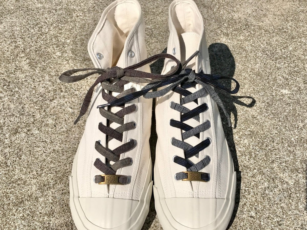 久留米絣シューレース 22-982KG-L - shoeface - shoelace